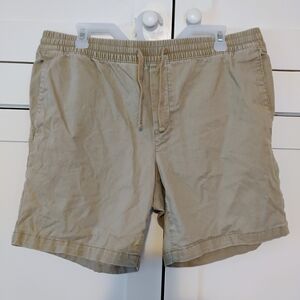George Men's Khaki Flat Front Shorts
